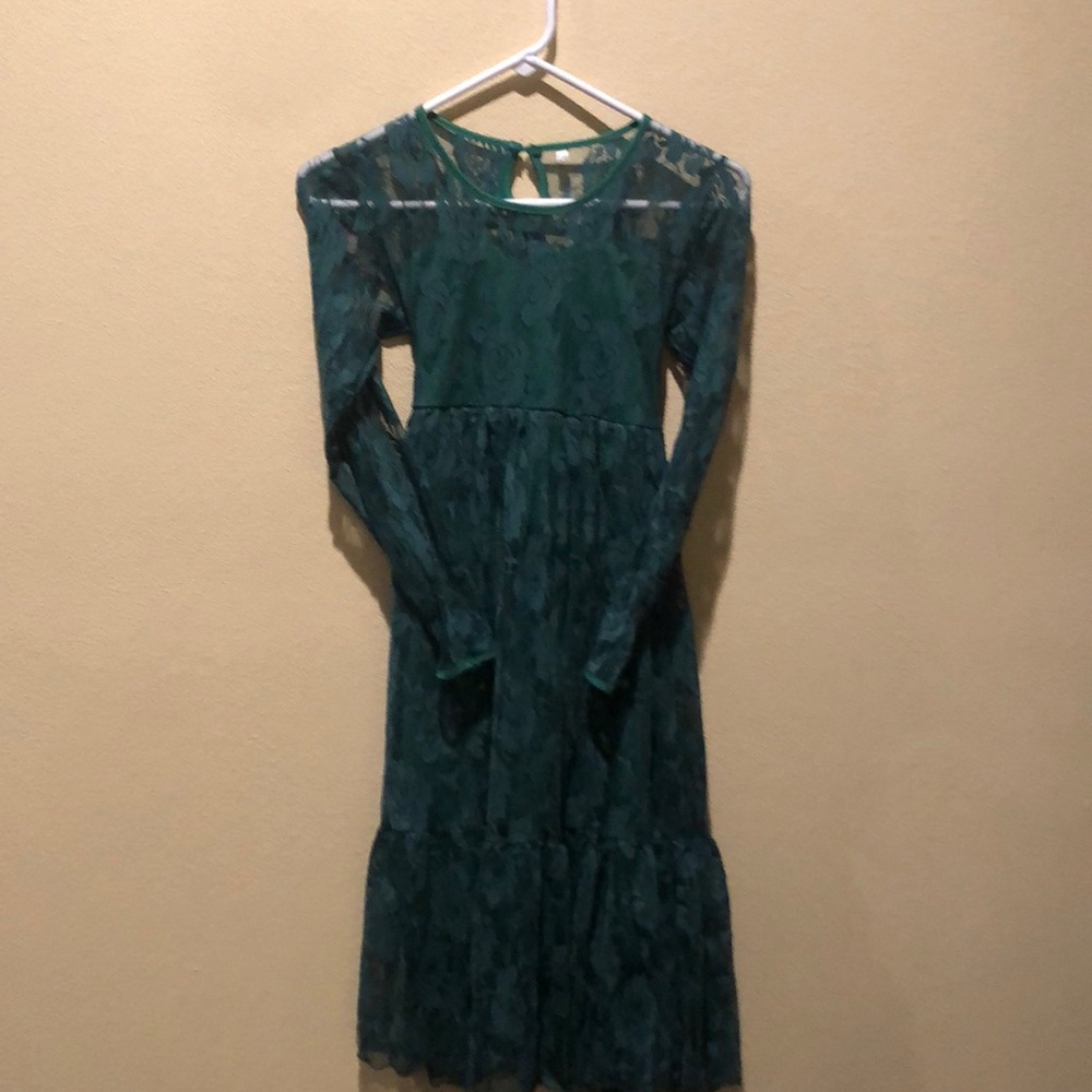 Green Lace Dress